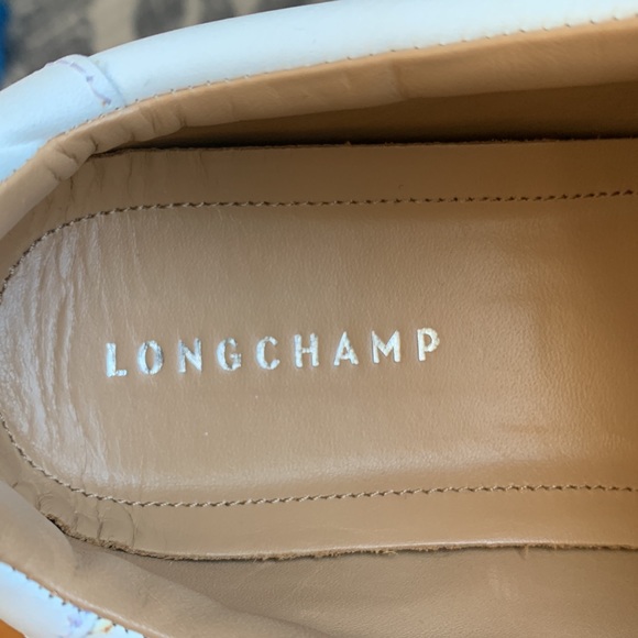 *HOST PICK*  Longchamp White Leather Sneakers - Picture 13 of 14